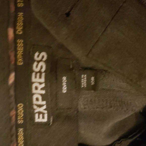 EXPRESS size 10R Gray Dress Pants Editor Fit - Picture 9 of 11